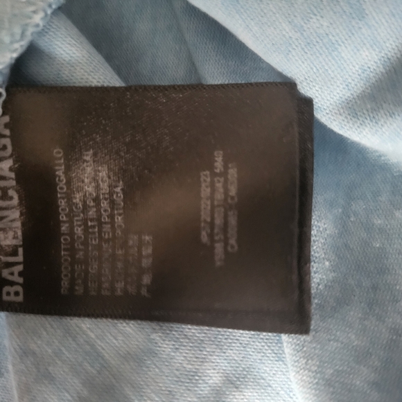 NWT Unisex Balenciaga Blue Campaign Shirt - Picture 4 of 7